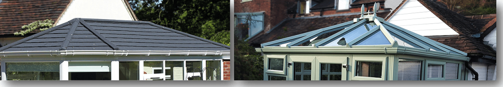 2 conservatory roof styles