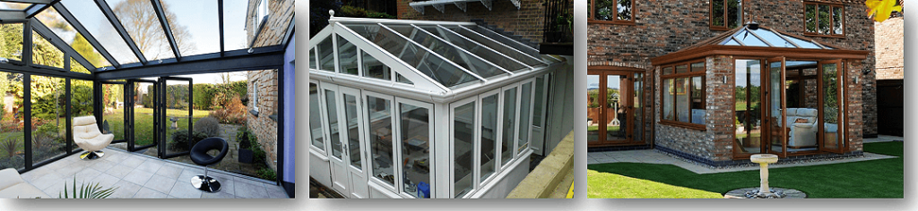 modern glass conservatory roof