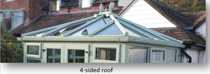 4 sided conservatory roof